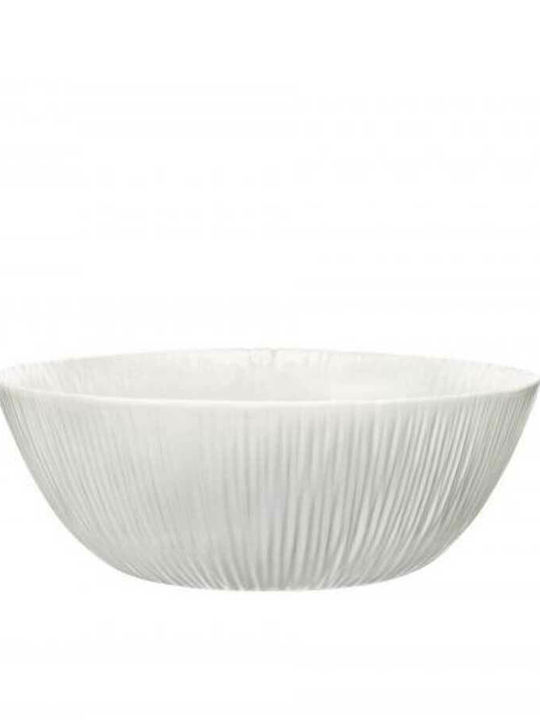 Bormioli Rocco Coconut 00.52350 Σαλατιέρα Γυάλινη Λευκή 23x23x8.3cm 12τμχ