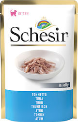 Schesir in Jelly Wet Food for Kittens In Pouch with Tuna 1pc 85gr