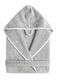 Graccioza Bee Waffle 340 Bademantel Silver 550gr/m²