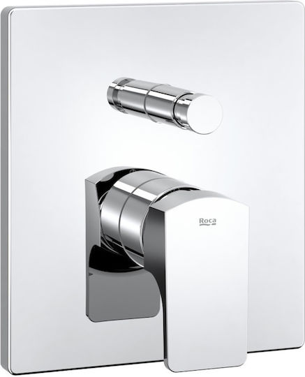 Roca L90 für Dusche 2 Ausgänge Silber