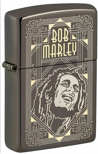 Zippo Bob Marley Windproof Flame Lighter in Gray Color