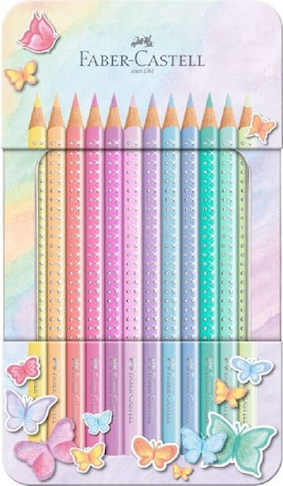 Faber-Castell Sparkle Pastel Ξυλομπογιές Σετ 12 χρώματα