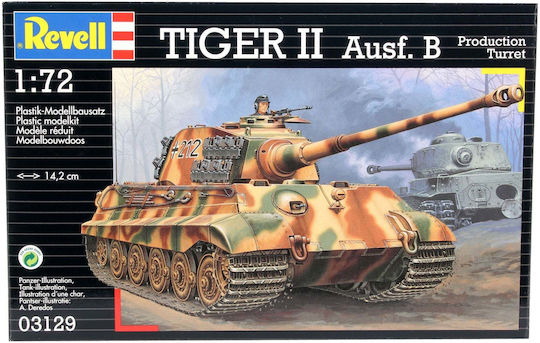 Revell Military Collection Tiger II Ausf. B Φιγούρα Μοντελισμού Τανκ 144 Κομματιών σε Κλίμακα 1:72 14.2εκ.