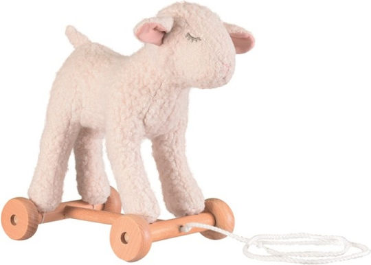 Egmont Pull-Along Toy Sliding Lamb Mary made of Fabric for 12++ Months