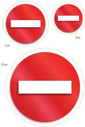 Nakas Panou Autoadeziv PVC "Interzis Intrare " 5x5cm 3buc Nakas Panou Autoadeziv PVC "Interzis Intrare " 5x5cm 3buc