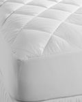 Pennie Double Quilted Mattress Cover Fitted Brasil II White 140x200+25cm