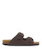 Plakton 180010 Leather Women's Flat Sandals Moresco