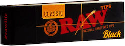 Raw Cone Tips Black Unrefined 60mm 1.8cm Raw Cone Tips Black Unrefined 60mm 1.8cm