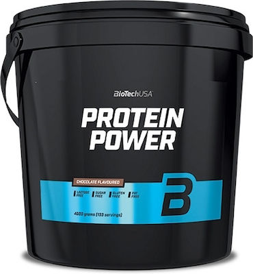 Biotech USA Protein Power with Creatine Gluten & Lactose Free with Flavor Strawberry Banana 4kg