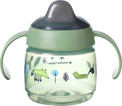 Tommee Tippee Superstar Cana de antrenament Plastic cu mânere Verde pentru 4m+m+ 190ml 447826