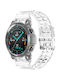 Armband Silikon Transparent (Huawei Watch GT/GT Pro 2/3/4/5 / Ultimate 46mm)