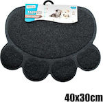 Mat Cat Toilet 40x30cm Black