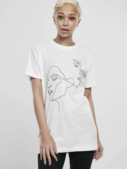 Mister Tee Дамски T-shirt Бяло