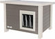 Kerbl Малка къща Котка Сив 43x45x57см