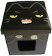 Croci Pouf Catmania Nest Pisici Negru 38x38x28cm
