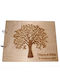 Woodseason 1155 Βιβλίο Ευχών Γάμου Καφέ