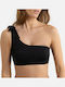 Bikini One Shoulder Black