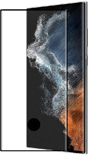 0.3mm Full Glue Full Face Tempered Glass Μαύρο (Galaxy S22 Ultra 5G)