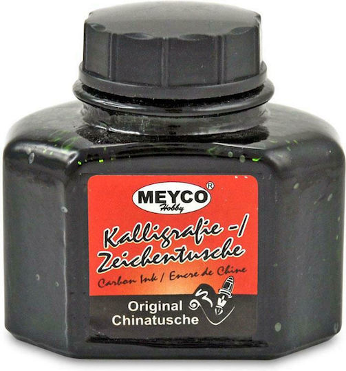 Meyco Indian Ink Replacement Ink for Fountain Pen Black 40ml