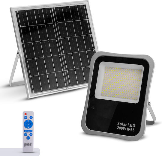 Bormann BLF2550 Solar Proiector LED 200W Alb Rece 6500K cu Telecomandă