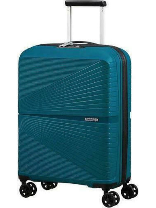 American Tourister Airconic Cabin Hard Suitcase Blue with 4 Wheels Height 55cm