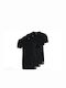 Adidas Men's Short Sleeve Undershirts Black 3Pack