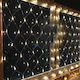 192 Lights LED 3m. x 200cm Warm White type Net 1pcs