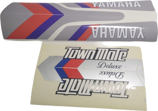 Stickers Par Set de autocolante pentru Yamaha T50 Argintiu