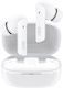 QCY HT05 In-ear Bluetooth Handsfree Ακουστικά με Θήκη Φόρτισης Λευκά