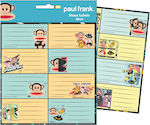 Back Me Up Ετικέτες Τετραδίων Paul Frank 16τμχ