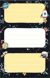 Herlitz Notebook Labels Space 9pcs