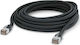 Ubiquiti U/FTP (STP) Cat.5e (Gigabit) Мрежов Кабел Ethernet Външен 8м Черен