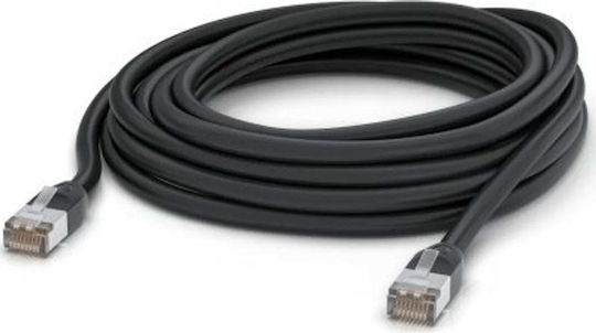 Ubiquiti U/FTP (STP) Cat.5e (Gigabit) Мрежов Кабел Ethernet Външен 8м Черен