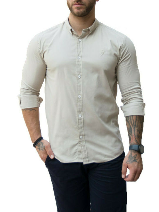 Ben Tailor men's beige shirt Harmony 0395B