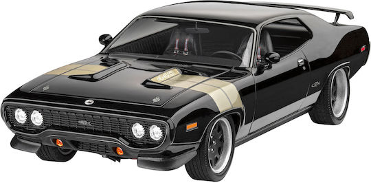 Revell Plymouth Dominic's 1971 GTX Modeling Figure Car 81 Pieces in Scale 1:24 with Glue and Paints