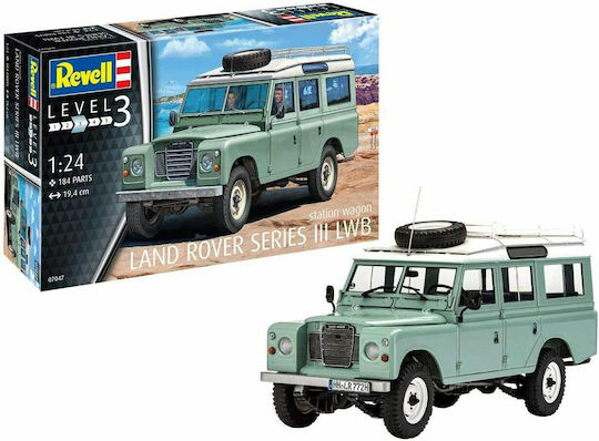 Revell Land Rover Series III LWB Station Wagon Figurină de Modelism Mașină 184 Piese la Scară 1:24