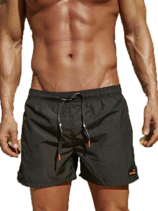 Herren Badebekleidung Shorts Schwarz mit Mustern
