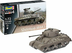 Revell Sherman M4A1 Modeling Figure Tank 86 Pieces in Scale 1:72