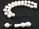 Camel Bone Worry Beads White 28cm