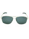 Moscow Mule Caravan Men's Sunglasses with Silver Metal Frame and Gray Polarized Lens MM/0925/2