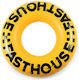Fasthouse Twister Pool Floatie Inflatable Sunshade for the Sea Yellow