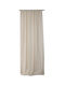 Viopros Curtain with Pencil Pleat Κατερίνα 112 Ecru 663683 280x270cm