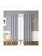 Kipper Vorhang mit Grommet Dakar Grey 140x260cm