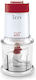 Izzy Multi 600 Red Πολυκόπτης Multi 600W με Δοχείο 600ml Κόκκινος
