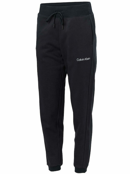 Calvin Klein High Waist Sweatpants Jogger Black 00GWS2P608-BAE