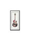 Supergreens Collage Gitarre Rahmen Holz 50x100cm