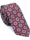 Legend Accessories Silk Men's Tie Printed Burgundy
