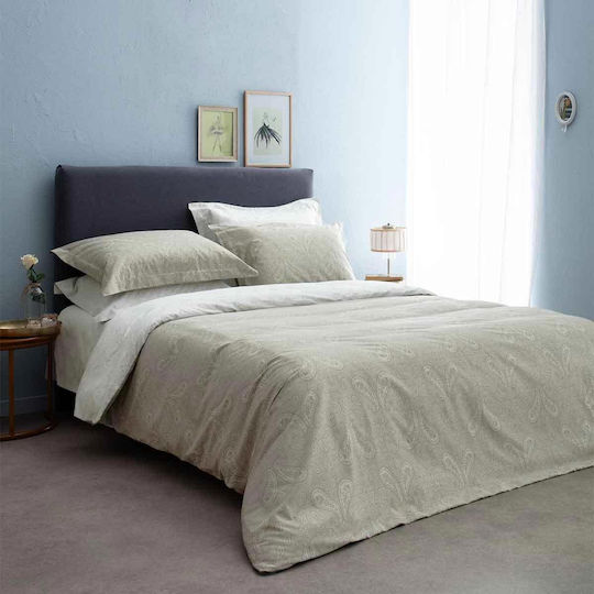 Vesta Home Duvet Cover Set Cotton Satin Queen with 2 Pillowcases 230x240 Firenze 02