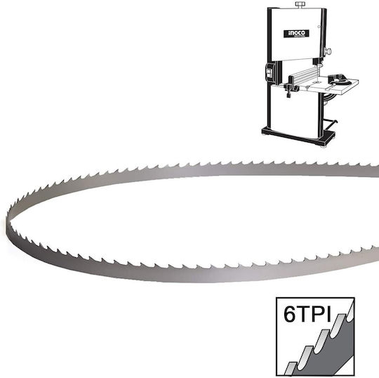 Ingco Cutting Ribbon Jig Bandsaw Blade for Wood 1575mm BAS3502.44