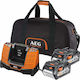 AEG Tools Set 2 Baterii Unelte Litiu 18V cu Capacitate 4Ah LL1840SLK1